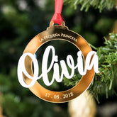 Personalized Name Christmas Ornament | Custom Gift Tag