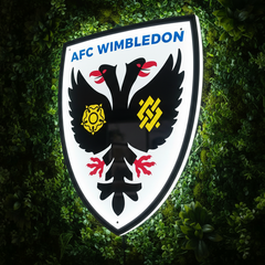 AFC Wimbledon wall-mounted sign