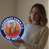 Aldershot Town F.C wall-mounted sign