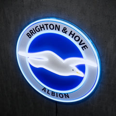 Brighton FC Badge Neon