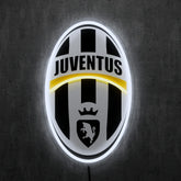 Juventus FC Badge Neon
