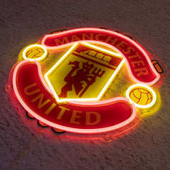 MUN FC Badge Neon
