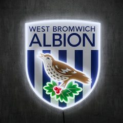 WBA FC Badge Neon