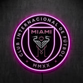 Miami FC Badge Neon