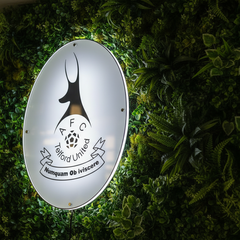 AFC Telford United wall-mounted sign