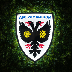 AFC Wimbledon wall-mounted sign