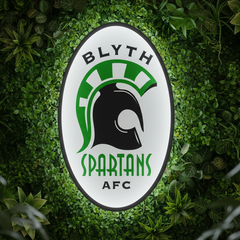 Blyth Spartans A.F.C wall-mounted sign