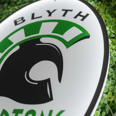 Blyth Spartans A.F.C wall-mounted sign