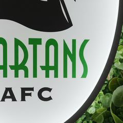 Blyth Spartans A.F.C wall-mounted sign