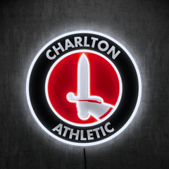 Charlton Athletic FC Badge Neon