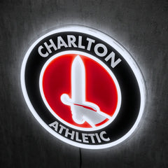 Charlton Athletic FC Badge Neon