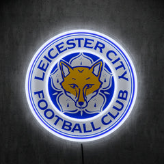 Leicester City FC Badge Neon