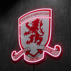 Middlesbrough FC Badge Neon