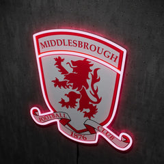 Middlesbrough FC Badge Neon